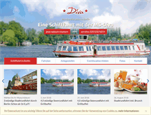 Tablet Screenshot of diva-schiff.de